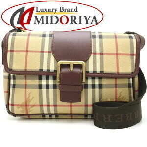 Burberry leather Nova check shoulder bag